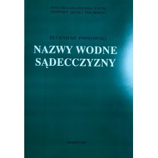 Nazwy wodne Sądecczyzny 