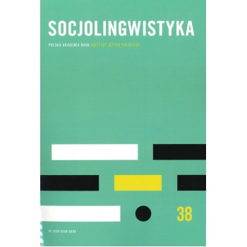 Socjolingwistyka 38