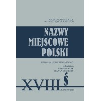 Nazwy miejscowe Polski - tom XVIII: Ś