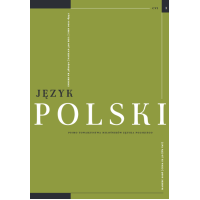 Język Polski. Rocznik CVI zeszyt 1 Język Polski. Rocznik CVI zeszyt 1