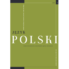 Język Polski. Rocznik CVI zeszyt 1