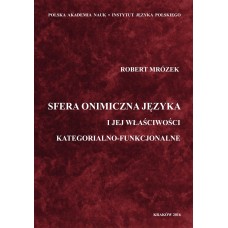 Robert Mrózek, Sfera onimiczna języka