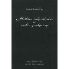 Ewelina Grześkiewicz, Modlitwa indywidualna w analizie genologicznej
