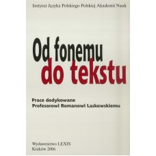 Od fonemu do tekstu