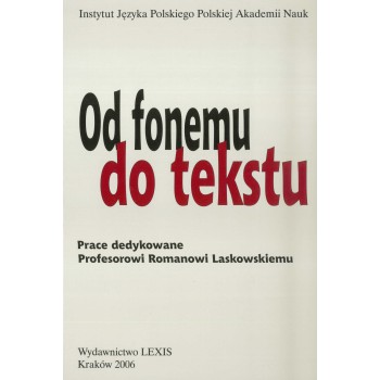 Od fonemu do tekstu