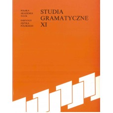 Studia gramatyczne XI
