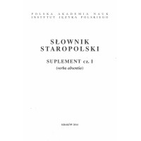 Słownik staropolski. Suplement cz. I