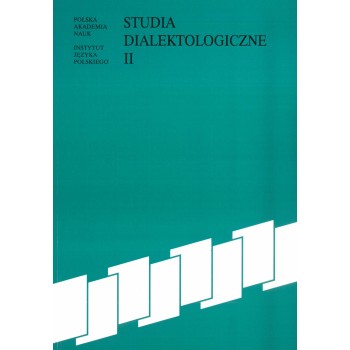 Studia dialektologiczne II