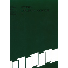 Studia dialektologiczne V